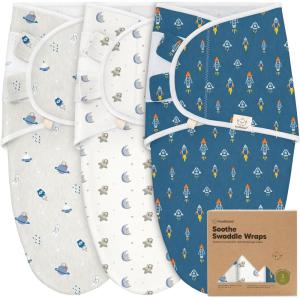 imageKeaBabies 3Pack Organic Baby Swaddle Sleep Sacks  Swaddles for Newborns Infant 03 Months Baby Girls Boys Soft ampamp Snug Newborn Sleep Sack Nursery Swaddling Blankets NordicCosmo