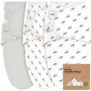 imageKeaBabies 3Pack Organic Baby Swaddle Sleep Sacks  Swaddles for Newborns Infant 03 Months Baby Girls Boys Soft ampamp Snug Newborn Sleep Sack Nursery Swaddling Blankets NordicThe Wild