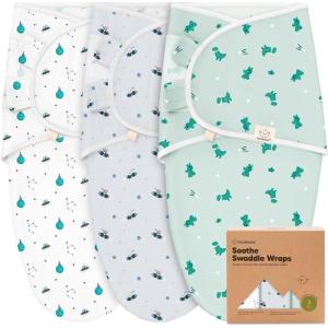imageKeaBabies 3Pack Organic Baby Swaddle Sleep Sacks  Swaddles for Newborns Infant 03 Months Baby Girls Boys Soft ampamp Snug Newborn Sleep Sack Nursery Swaddling Blankets NordicSpace Quest