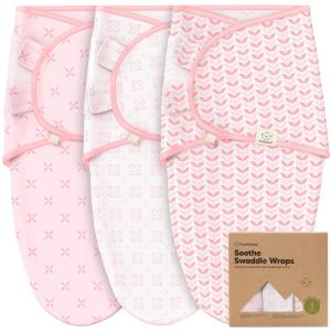 imageKeaBabies 3Pack Organic Baby Swaddle Sleep Sacks  Swaddles for Newborns Infant 03 Months Baby Girls Boys Soft ampamp Snug Newborn Sleep Sack Nursery Swaddling Blankets NordicBlossom