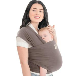 imageKeaBabies Baby Wrap Carrier  All in 1 Original Baby Carrier Newborn to Toddler Sling Easy to Wear Hands Free Bonding Lightweight Breathable Infant Wraps Trendy BlackCopper Gray