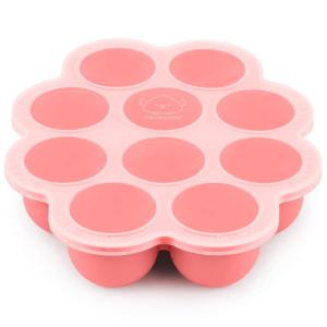 imageKeaBabies Silicone Food Freezer Trays with Lid 2oz x 10 Pods Baby Food Storage Containers Easy Puree Meal Prep Breast Milk Silicone Freezer Molds DishwasherMicrowave SafeBPAFreeBlossomBlossom