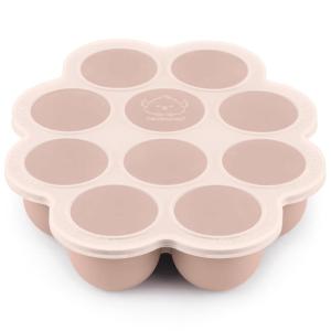 imageKeaBabies Silicone Food Freezer Trays with Lid 2oz x 10 Pods Baby Food Storage Containers Easy Puree Meal Prep Breast Milk Silicone Freezer Molds DishwasherMicrowave SafeBPAFreeBlossomDusk