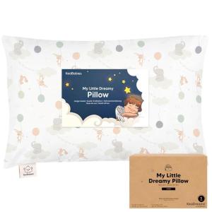 imageKeaBabies Toddler Pillow with Pillowcase Jumbo 14X20  Soft Organic Cotton Toddler Pillows for Sleeping  Machine Washable  Perfect for Travel Toddler Bed Set Soft WhiteEscapade
