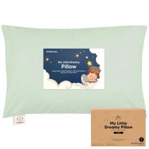 imageKeaBabies Toddler Pillow with Pillowcase Jumbo 14X20  Soft Organic Cotton Toddler Pillows for Sleeping  Machine Washable  Perfect for Travel Toddler Bed Set Soft WhiteSage