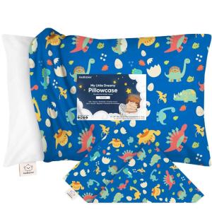 imageKeaBabies Toddler Pillowcase 13quotx18quot  Organic Cotton Toddler Pillowcase for Kids Boys Girls Soft ampamp Durable Cotton Cover for Miniature Sleepy Pillows Cute Colors Pillow Sold Separately VroomDinoworld