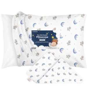 imageKeaBabies Toddler Pillowcase 13quotx18quot  Organic Cotton Toddler Pillowcase for Kids Boys Girls Soft ampamp Durable Cotton Cover for Miniature Sleepy Pillows Cute Colors Pillow Sold Separately VroomSpace Drift