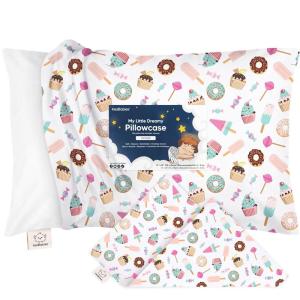 imageKeaBabies Toddler Pillowcase 13quotx18quot  Organic Cotton Toddler Pillowcase for Kids Boys Girls Soft ampamp Durable Cotton Cover for Miniature Sleepy Pillows Cute Colors Pillow Sold Separately VroomSweet Tooth