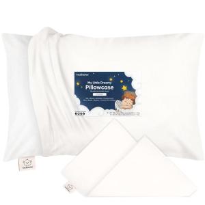 imageKeaBabies Toddler Pillowcase 13quotx18quot  Organic Cotton Toddler Pillowcase for Kids Boys Girls Soft ampamp Durable Cotton Cover for Miniature Sleepy Pillows Cute Colors Pillow Sold Separately VroomSoft White