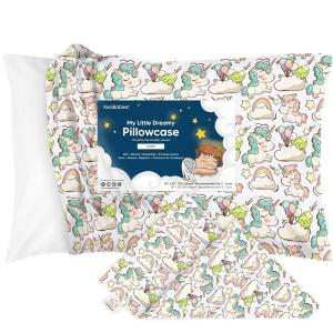 imageKeaBabies Toddler Pillowcase 13quotx18quot  Organic Cotton Toddler Pillowcase for Kids Boys Girls Soft ampamp Durable Cotton Cover for Miniature Sleepy Pillows Cute Colors Pillow Sold Separately VroomUnicorn Dreams