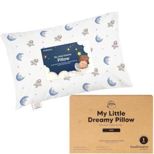 imageMini Toddler Pillow with Pillowcase  9x13 My Little Dreamy Travel Kids Pillow for Sleeping Toddler Bed Small Tiny Organic Cotton Pillowcase Soft ampamp Breathable Kids 24 Years Old PolarSpace Drift