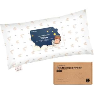 imageMini Toddler Pillow with Pillowcase  9x13 My Little Dreamy Travel Kids Pillow for Sleeping Toddler Bed Small Tiny Organic Cotton Pillowcase Soft ampamp Breathable Kids 24 Years Old PolarNibbles