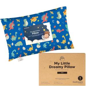 imageMini Toddler Pillow with Pillowcase  9x13 My Little Dreamy Travel Kids Pillow for Sleeping Toddler Bed Small Tiny Organic Cotton Pillowcase Soft ampamp Breathable Kids 24 Years Old PolarDinoworld