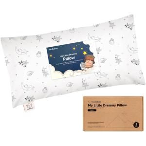 imageMini Toddler Pillow with Pillowcase  9x13 My Little Dreamy Travel Kids Pillow for Sleeping Toddler Bed Small Tiny Organic Cotton Pillowcase Soft ampamp Breathable Kids 24 Years Old PolarSlumber
