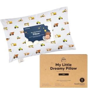 imageMini Toddler Pillow with Pillowcase  9x13 My Little Dreamy Travel Kids Pillow for Sleeping Toddler Bed Small Tiny Organic Cotton Pillowcase Soft ampamp Breathable Kids 24 Years Old PolarConstruction