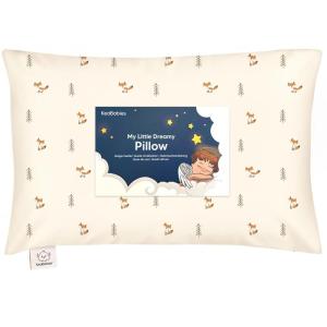 imageToddler Pillow with Pillowcase  13x18 My Little Dreamy Kids Travel Bed Pillows for Sleeping Organic Cotton Small Pillowcase Soft ampamp Breathable Machine Washable Toddlers 25 Years Old Soft WhiteFox Tales