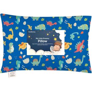 imageToddler Pillow with Pillowcase  13x18 My Little Dreamy Kids Travel Bed Pillows for Sleeping Organic Cotton Small Pillowcase Soft ampamp Breathable Machine Washable Toddlers 25 Years Old Soft WhiteDinoworld