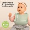 imageKeaBabies 2Pack Silicone Baby Bibs for Eating  Sturdy FoodGrade Silicone Bibs for Babies Girl Boy Large Food Catcher Clean ampamp Put On Easily Waterproof Toddler Feeding Essentials ButterfliesMacaron