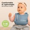 imageKeaBabies 2Pack Silicone Baby Bibs for Eating  Sturdy FoodGrade Silicone Bibs for Babies Girl Boy Large Food Catcher Clean ampamp Put On Easily Waterproof Toddler Feeding Essentials ButterfliesOcean