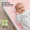 image2pk Waterproof Bassinet Sheets Girls Boys Cotton  33x17 Universal Bassinet Mattress Pad Protector Cover Compatible with GracoBaby DelightChiccoHalo Bassinest Swivel Sleeper Fitted WoodlandDream Land