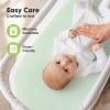 image2pk Waterproof Bassinet Sheets Girls Boys Cotton  33x17 Universal Bassinet Mattress Pad Protector Cover Compatible with GracoBaby DelightChiccoHalo Bassinest Swivel Sleeper Fitted WoodlandSage