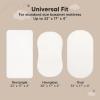 image2pk Waterproof Bassinet Sheets Girls Boys Cotton  33x17 Universal Bassinet Mattress Pad Protector Cover Compatible with GracoBaby DelightChiccoHalo Bassinest Swivel Sleeper Fitted WoodlandSoft White