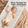 image2pk Waterproof Bassinet Sheets Girls Boys Cotton  33x17 Universal Bassinet Mattress Pad Protector Cover Compatible with GracoBaby DelightChiccoHalo Bassinest Swivel Sleeper Fitted WoodlandElly