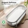 image2pk Waterproof Bassinet Sheets Girls Boys Cotton  33x17 Universal Bassinet Mattress Pad Protector Cover Compatible with GracoBaby DelightChiccoHalo Bassinest Swivel Sleeper Fitted WoodlandSoft White