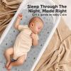 image2pk Waterproof Bassinet Sheets Girls Boys Cotton  33x17 Universal Bassinet Mattress Pad Protector Cover Compatible with GracoBaby DelightChiccoHalo Bassinest Swivel Sleeper Fitted WoodlandWoodland