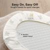 image2pk Waterproof Bassinet Sheets Girls Boys Cotton  33x17 Universal Bassinet Mattress Pad Protector Cover Compatible with GracoBaby DelightChiccoHalo Bassinest Swivel Sleeper Fitted WoodlandElly