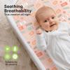 image2pk Waterproof Bassinet Sheets Girls Boys Cotton  33x17 Universal Bassinet Mattress Pad Protector Cover Compatible with GracoBaby DelightChiccoHalo Bassinest Swivel Sleeper Fitted WoodlandBeach Day