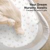 image2pk Waterproof Bassinet Sheets Girls Boys Cotton  33x17 Universal Bassinet Mattress Pad Protector Cover Compatible with GracoBaby DelightChiccoHalo Bassinest Swivel Sleeper Fitted WoodlandNibblesBruce