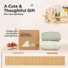 image2Pack Mini Crib Sheets Fitted  38x26 Pack N Play Sheets for Pack and Play Mattress Organic Cotton Soft ampamp Breathable Playard Bedding Neutral Mini Toddler Bed Cover for Boys Girls ButterfliesFoxtrot