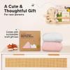image2Pack Mini Crib Sheets Fitted  38x26 Pack N Play Sheets for Pack and Play Mattress Organic Cotton Soft ampamp Breathable Playard Bedding Neutral Mini Toddler Bed Cover for Boys Girls ButterfliesRose