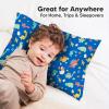 imageKeaBabies Toddler Pillowcase 13quotx18quot  Organic Cotton Toddler Pillowcase for Kids Boys Girls Soft ampamp Durable Cotton Cover for Miniature Sleepy Pillows Cute Colors Pillow Sold Separately FantasyDinoworld