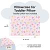 imageKeaBabies Toddler Pillowcase 13quotx18quot  Organic Cotton Toddler Pillowcase for Kids Boys Girls Soft ampamp Durable Cotton Cover for Miniature Sleepy Pillows Cute Colors Pillow Sold Separately FantasyFlutter