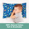imageKeaBabies Toddler Pillowcase 13quotx18quot  Organic Cotton Toddler Pillowcase for Kids Boys Girls Soft ampamp Durable Cotton Cover for Miniature Sleepy Pillows Cute Colors Pillow Sold Separately FantasyDinoworld