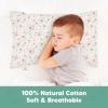 imageKeaBabies Toddler Pillowcase 13quotx18quot  Organic Cotton Toddler Pillowcase for Kids Boys Girls Soft ampamp Durable Cotton Cover for Miniature Sleepy Pillows Cute Colors Pillow Sold Separately FantasyFlora Vale