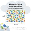 imageKeaBabies Toddler Pillowcase 13quotx18quot  Organic Cotton Toddler Pillowcase for Kids Boys Girls Soft ampamp Durable Cotton Cover for Miniature Sleepy Pillows Cute Colors Pillow Sold Separately FantasyHappy Dino