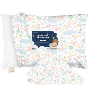imageKeaBabies Toddler Pillowcase 13quotx18quot  Organic Cotton Toddler Pillowcase for Kids Boys Girls Soft ampamp Durable Cotton Cover for Miniature Sleepy Pillows Cute Colors Pillow Sold Separately FantasyNarwhal