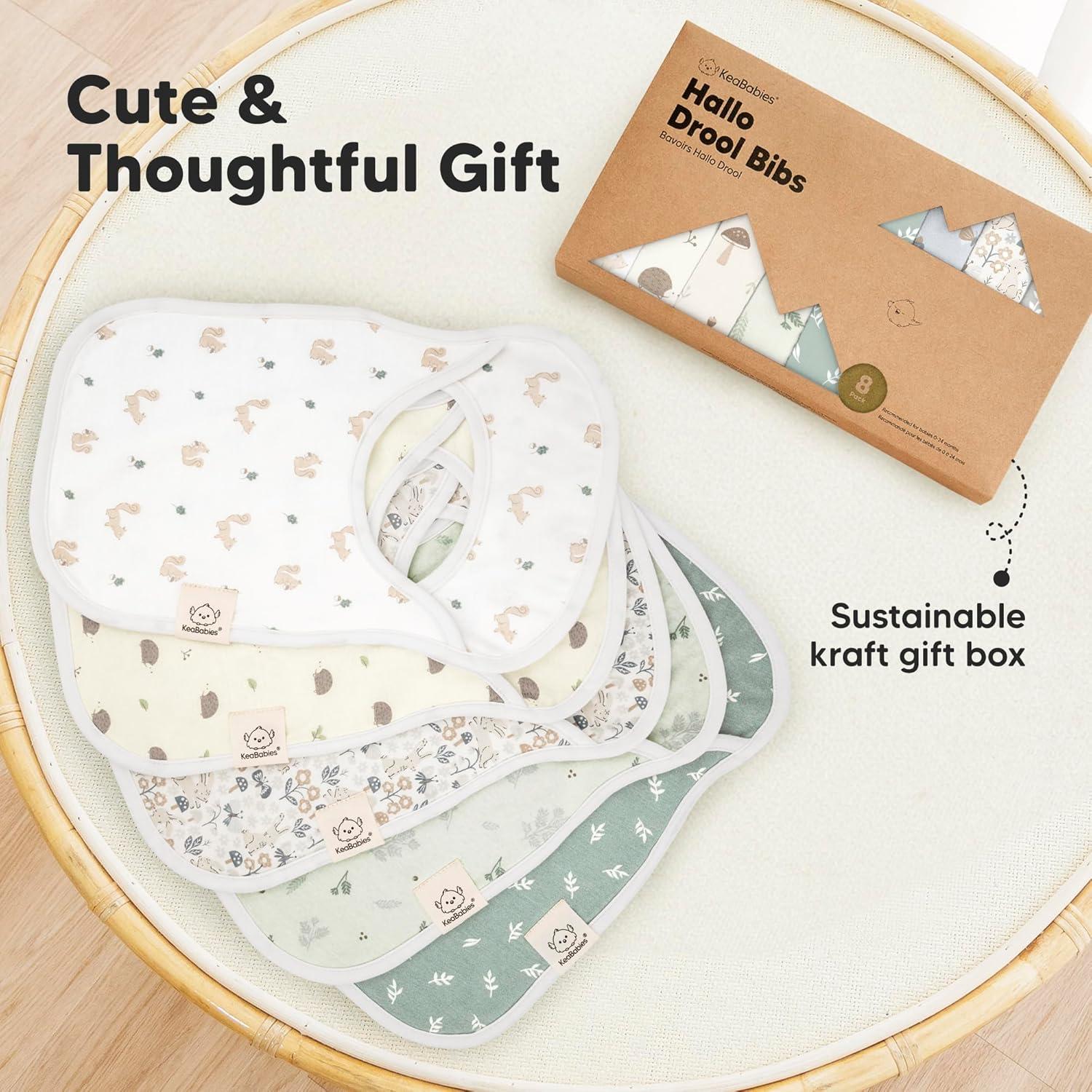 image8Pack Baby Bibs for Boys Girls  Pullover Bibs for Drooling Teething Baby Girl ampamp Boy Toddler Newborn Soft ampamp Absorbent Cute Colors Large Torso Coverage Keep Infant Clean ampamp Dry MauvePrism