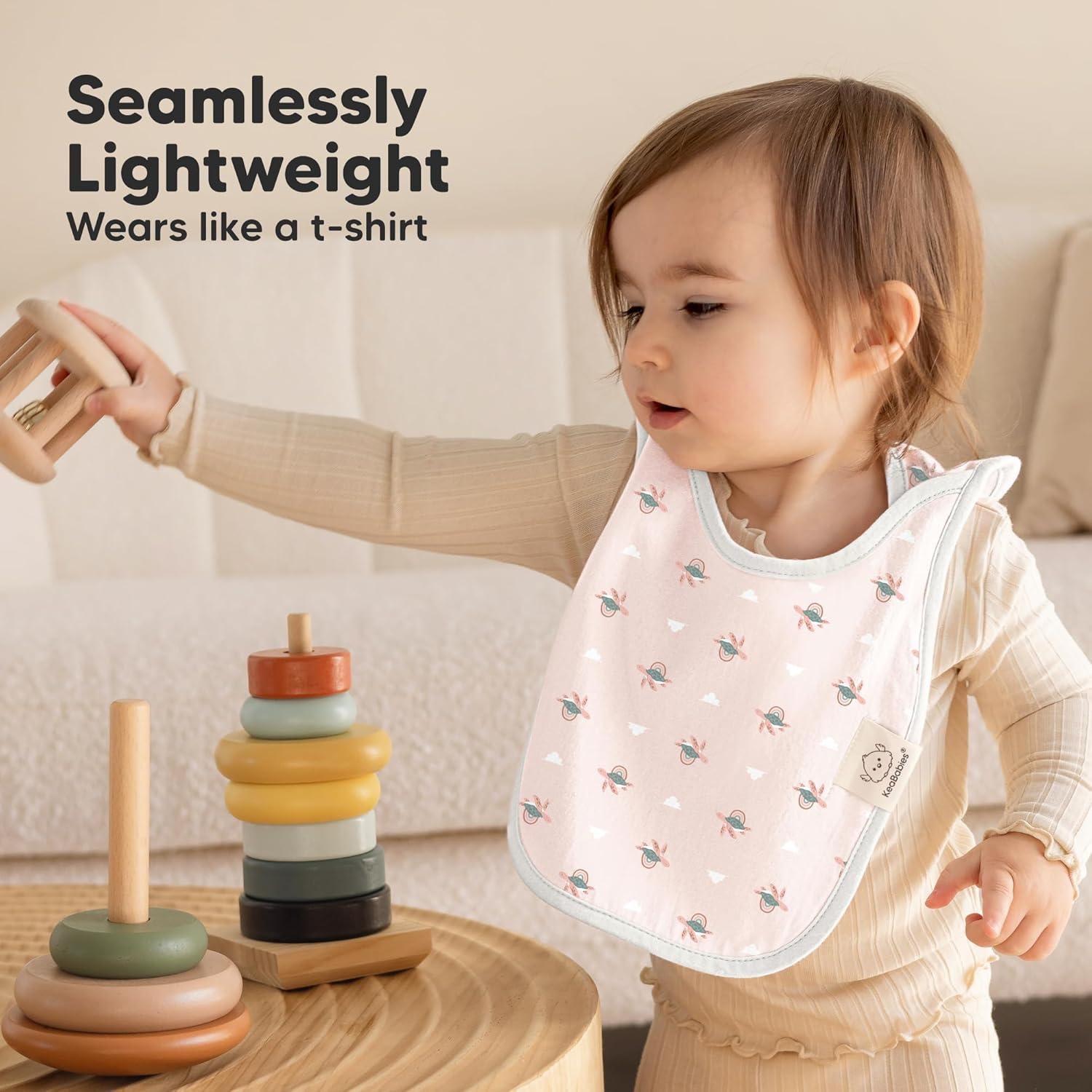 image8Pack Baby Bibs for Boys Girls  Pullover Bibs for Drooling Teething Baby Girl ampamp Boy Toddler Newborn Soft ampamp Absorbent Cute Colors Large Torso Coverage Keep Infant Clean ampamp Dry MauveMarine Muse