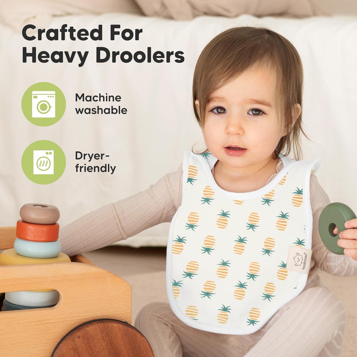 image8Pack Baby Bibs for Boys Girls  Pullover Bibs for Drooling Teething Baby Girl ampamp Boy Toddler Newborn Soft ampamp Absorbent Cute Colors Large Torso Coverage Keep Infant Clean ampamp Dry MauveMesozoic