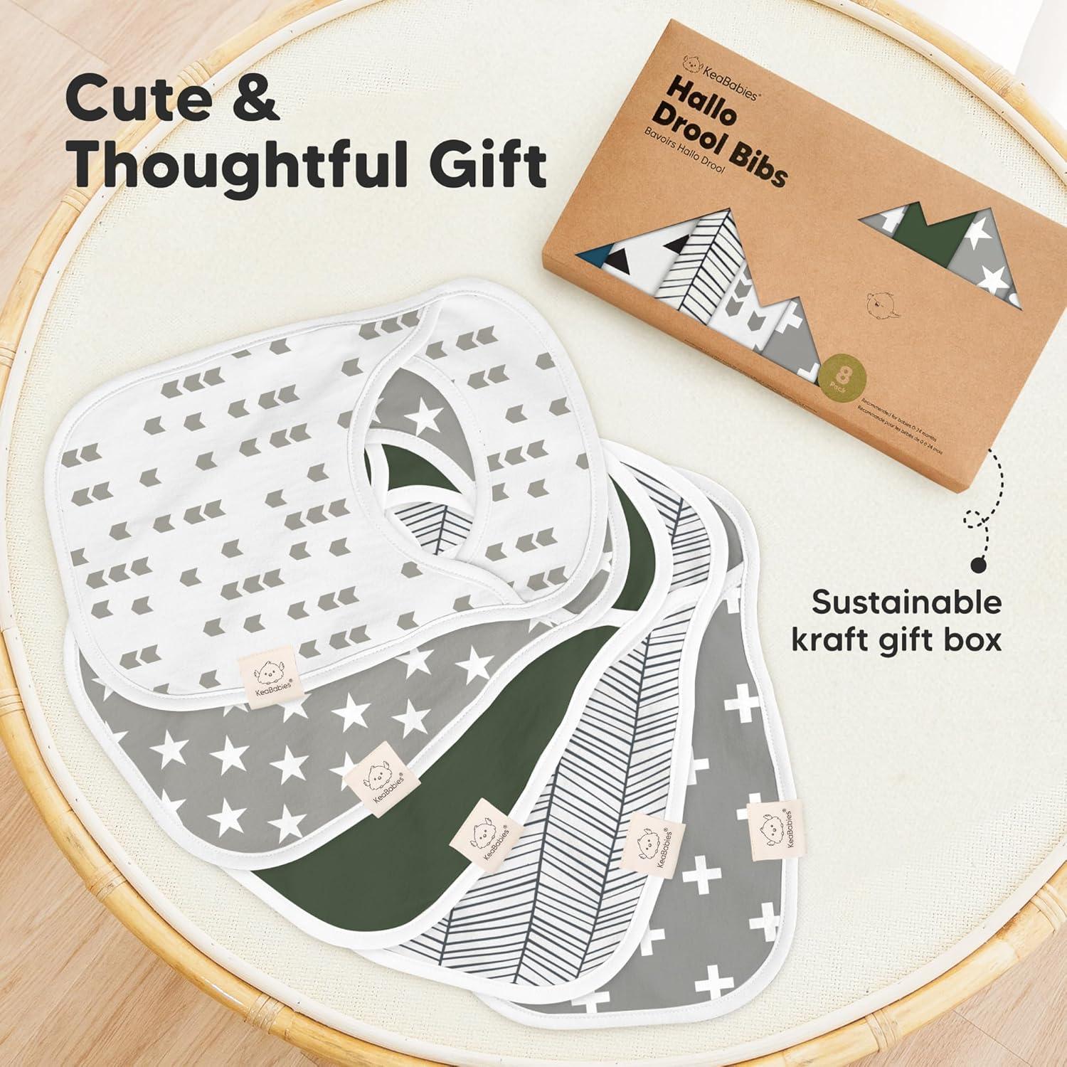 image8Pack Baby Bibs for Boys Girls  Pullover Bibs for Drooling Teething Baby Girl ampamp Boy Toddler Newborn Soft ampamp Absorbent Cute Colors Large Torso Coverage Keep Infant Clean ampamp Dry MauveCrossroads