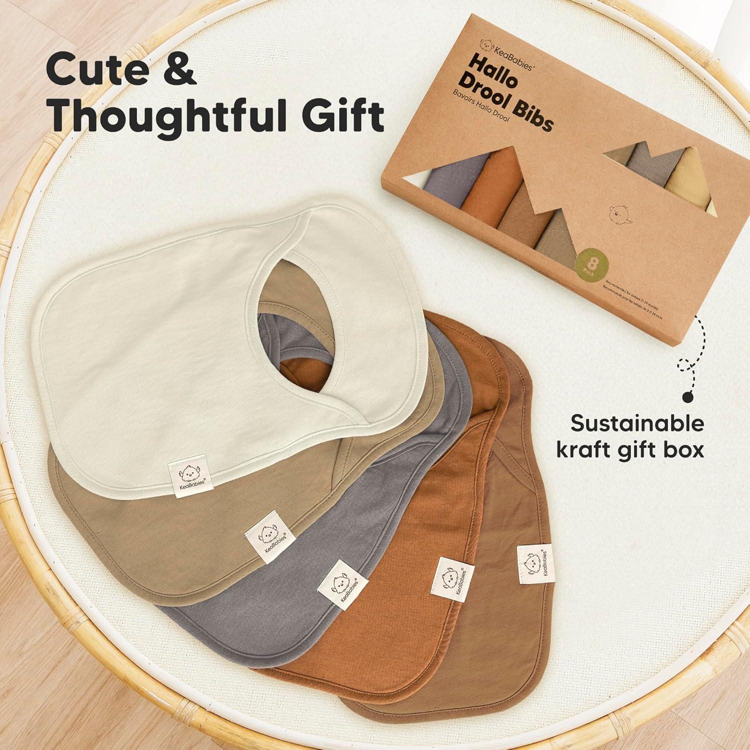 image8Pack Baby Bibs for Boys Girls  Pullover Bibs for Drooling Teething Baby Girl ampamp Boy Toddler Newborn Soft ampamp Absorbent Cute Colors Large Torso Coverage Keep Infant Clean ampamp Dry MauveTerracotta