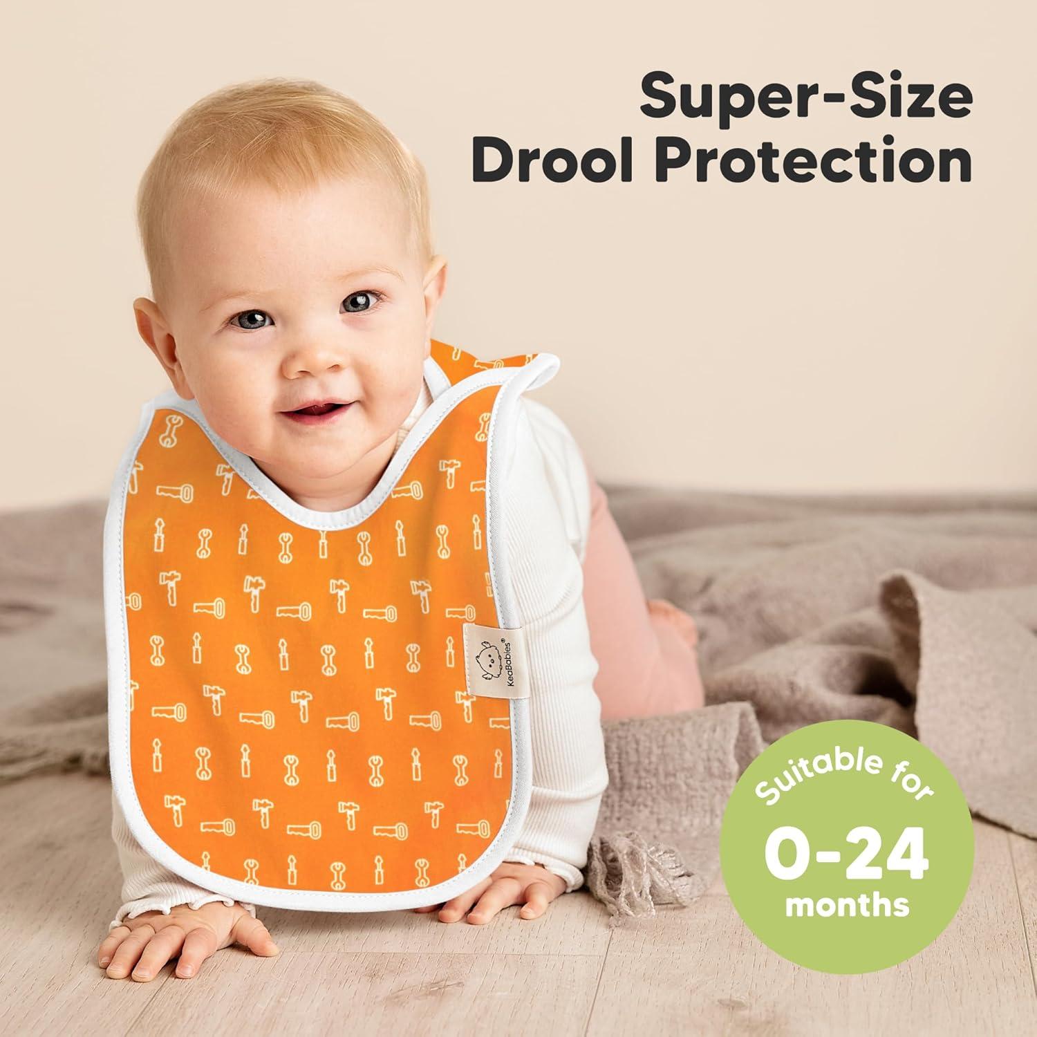 image8Pack Baby Bibs for Boys Girls  Pullover Bibs for Drooling Teething Baby Girl ampamp Boy Toddler Newborn Soft ampamp Absorbent Cute Colors Large Torso Coverage Keep Infant Clean ampamp Dry MauveBuilders