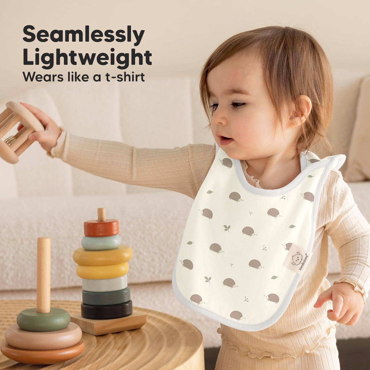 image8Pack Baby Bibs for Boys Girls  Pullover Bibs for Drooling Teething Baby Girl ampamp Boy Toddler Newborn Soft ampamp Absorbent Cute Colors Large Torso Coverage Keep Infant Clean ampamp Dry MauvePrairie