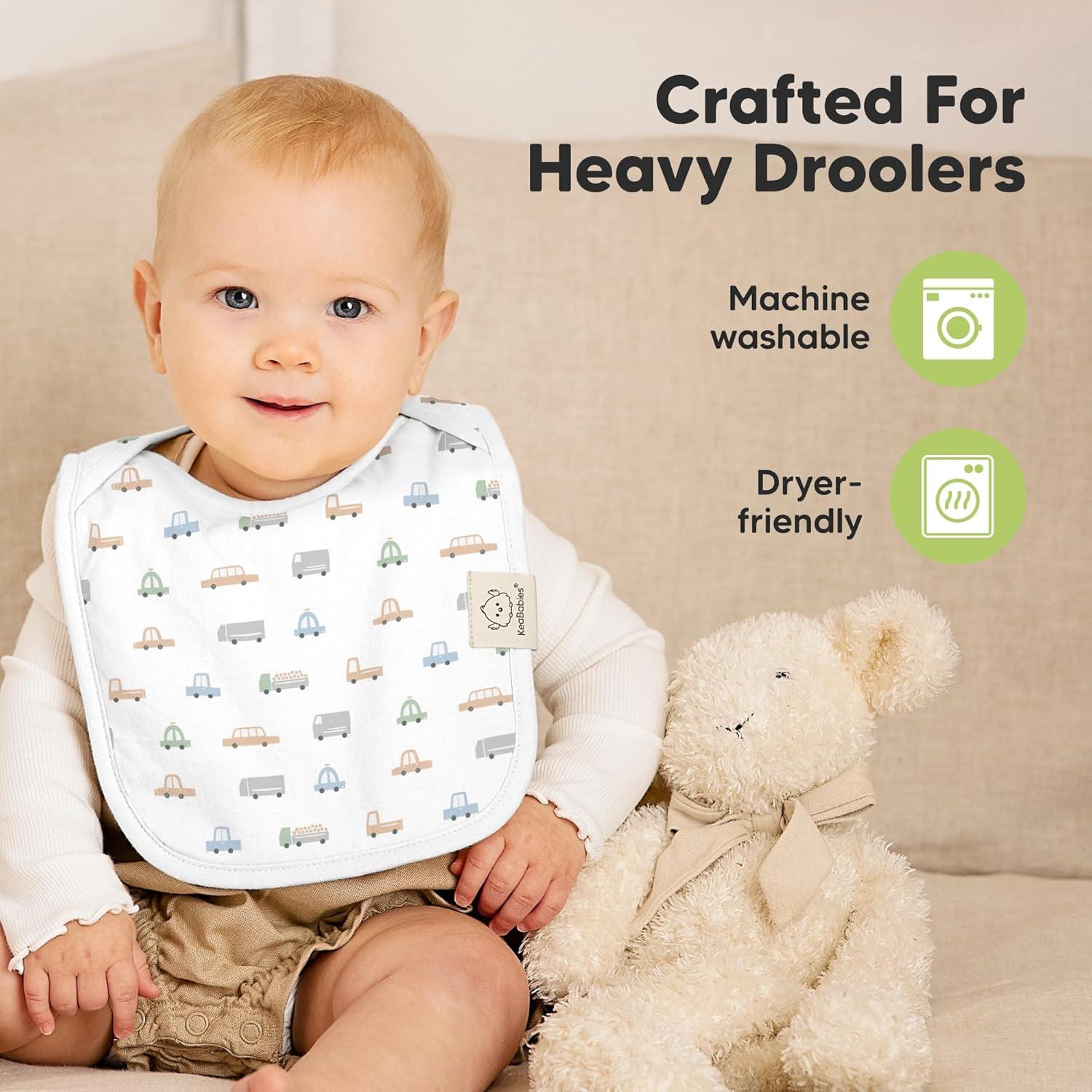 image8Pack Baby Bibs for Boys Girls  Pullover Bibs for Drooling Teething Baby Girl ampamp Boy Toddler Newborn Soft ampamp Absorbent Cute Colors Large Torso Coverage Keep Infant Clean ampamp Dry MauveVessels