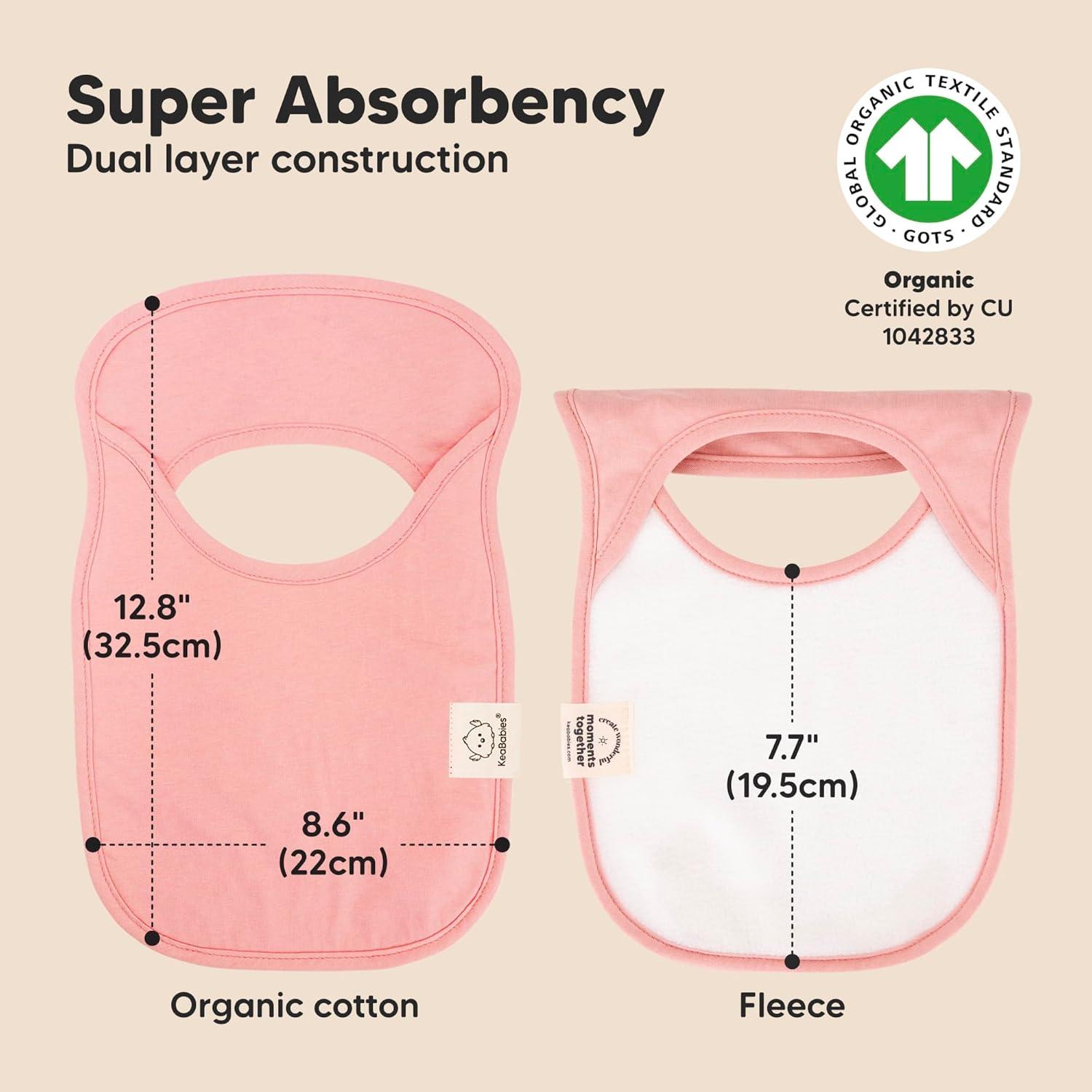 image8Pack Baby Bibs for Boys Girls  Pullover Bibs for Drooling Teething Baby Girl ampamp Boy Toddler Newborn Soft ampamp Absorbent Cute Colors Large Torso Coverage Keep Infant Clean ampamp Dry MauveDahlia