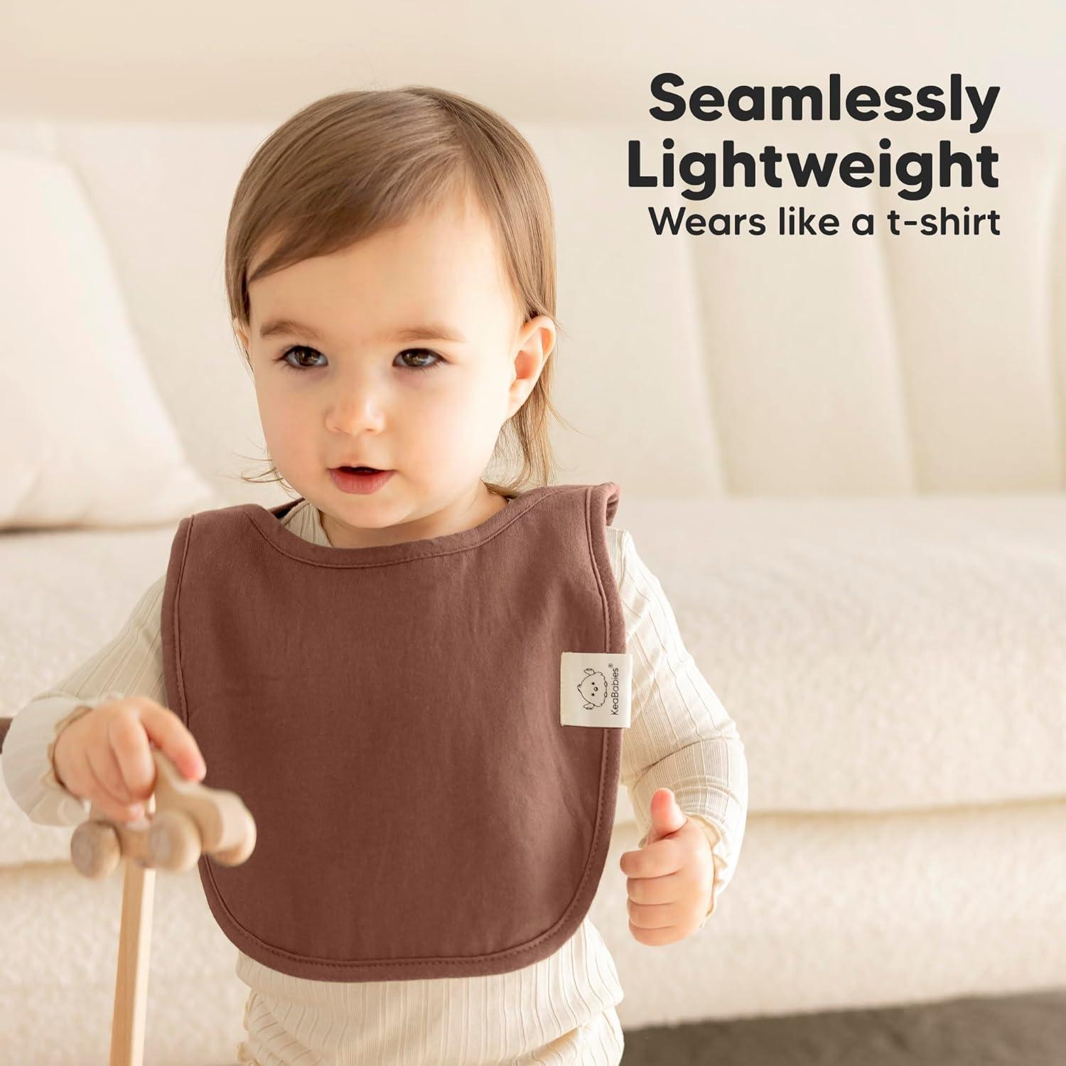 image8Pack Baby Bibs for Boys Girls  Pullover Bibs for Drooling Teething Baby Girl ampamp Boy Toddler Newborn Soft ampamp Absorbent Cute Colors Large Torso Coverage Keep Infant Clean ampamp Dry MauveBrick